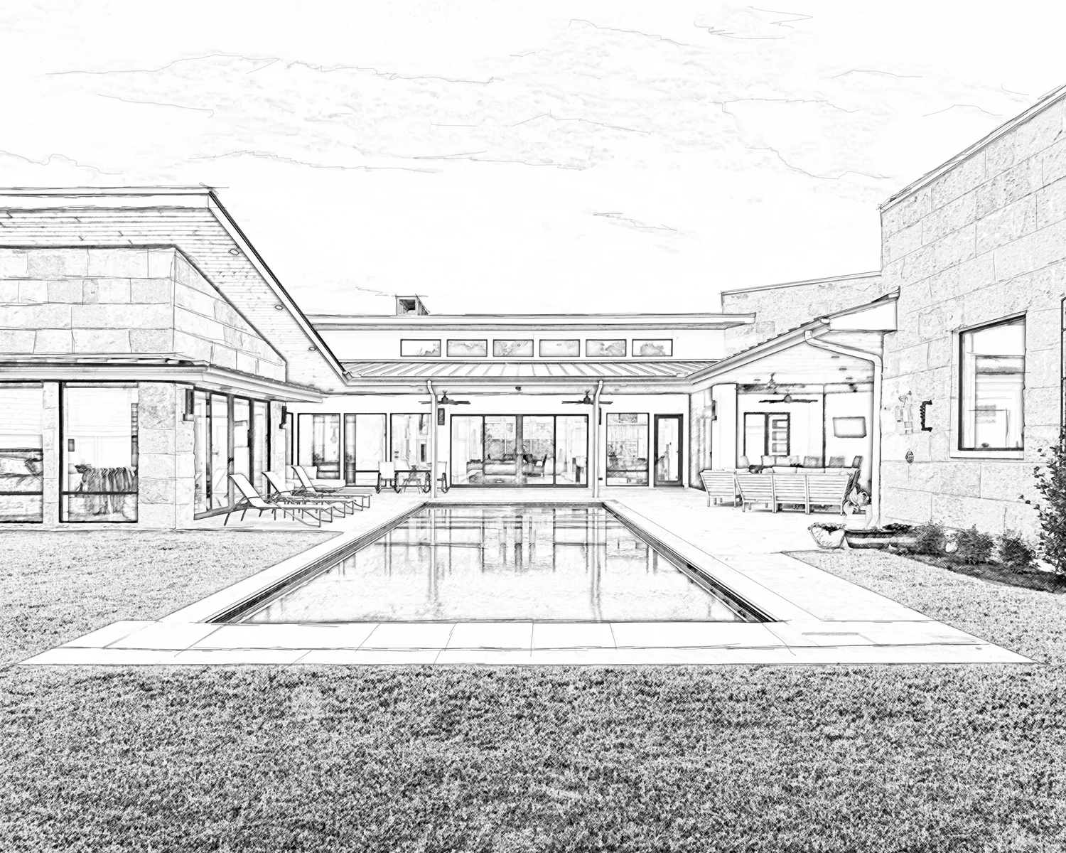 Pencil Sketch Finish