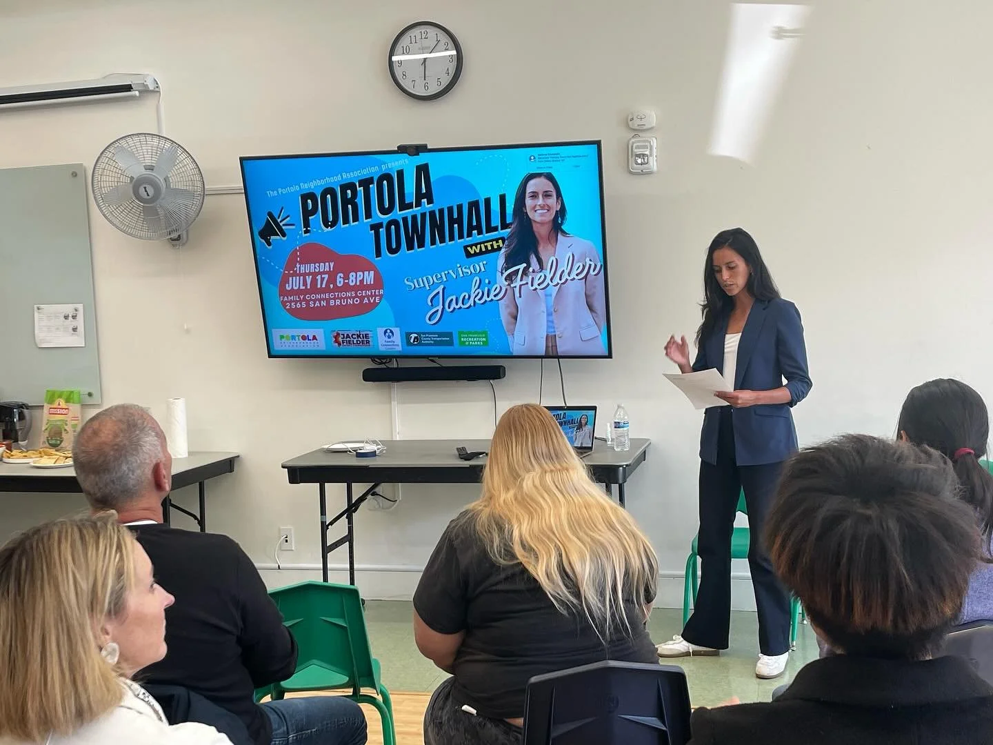 What a great turnout for tonight&rsquo;s community meeting with new Supervisor @jackiefielder_ @sfcta and @sfrecpark!!! Special thank you to @fccenters for letting us use their space, and @brunospizzangrill and @outtheroadbar for donations of their D