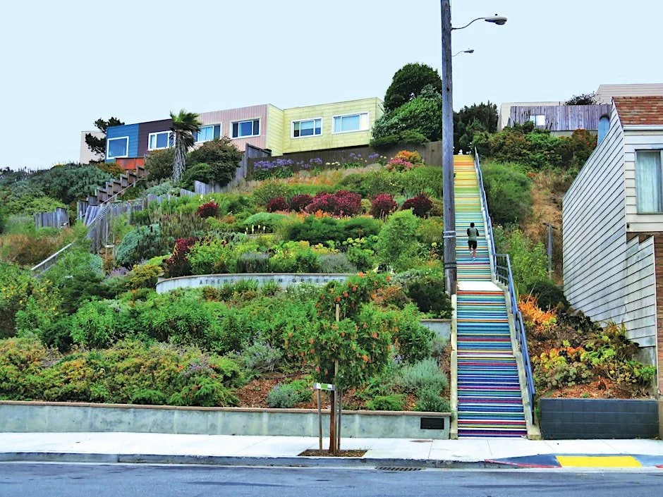 Sunday, October 12
9:30am - 12:30pm 
Excelsior Playground Park
579 Madrid Street San Francisco, CA 94112

This walk will begin at Excelsior Playground Park and end at The Green Between.

Sign up here: https://www.eventbrite.com/e/stairway-gardens-and