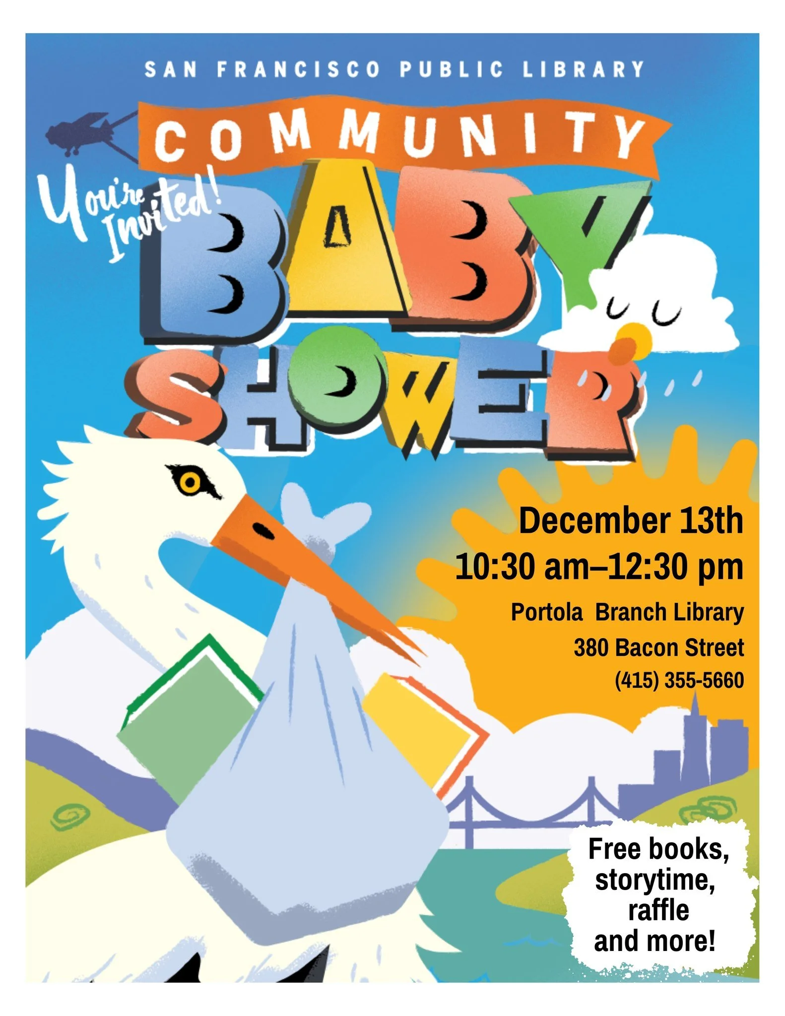 Families with babies and those expecting are invited to the library to learn about community resources, attend a storytime, play and participate in a raffle to win baby inspired prizes. Families will receive a free gift, while supplies last. Light re