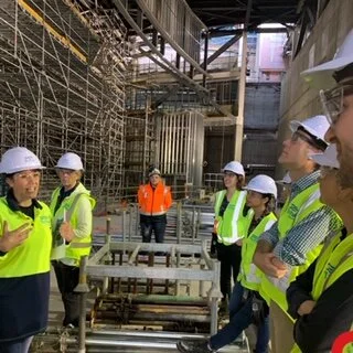 Congress site inspection inside Te Pae Christchurch Convention Centre