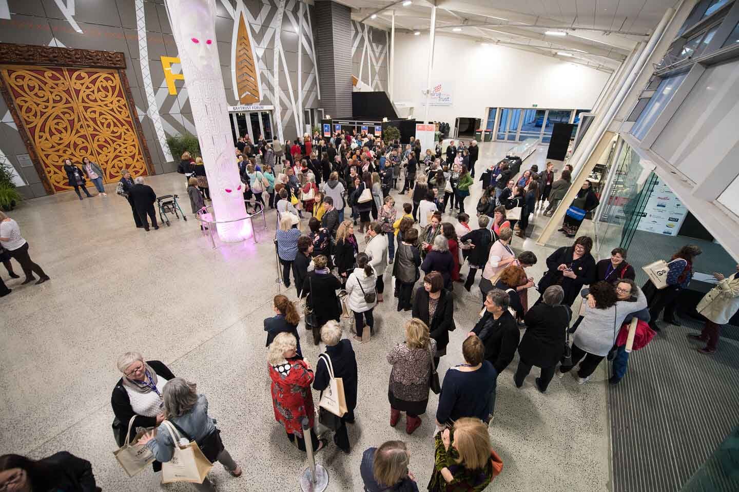 Conference delegates foyer reception