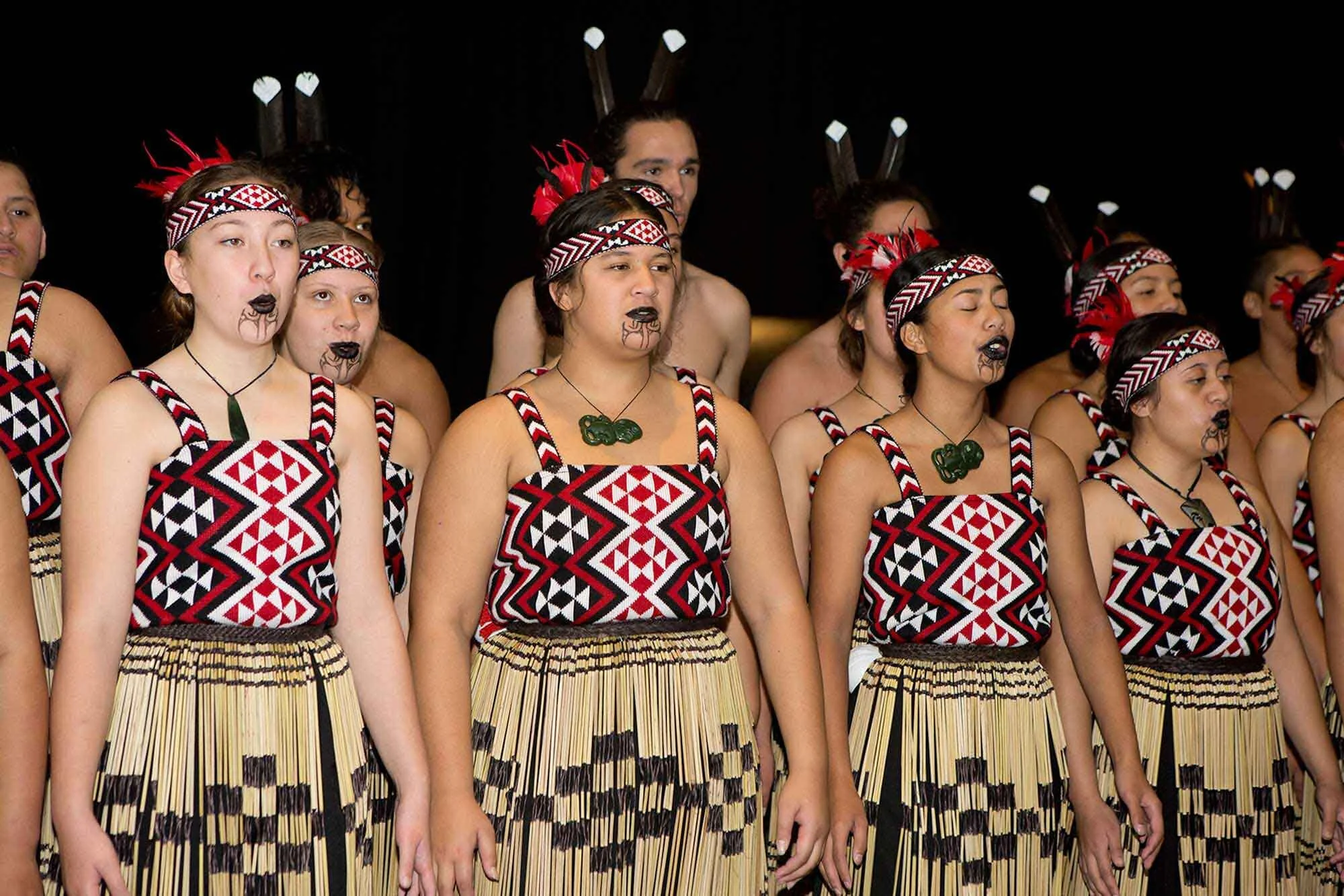 Maori concert performers