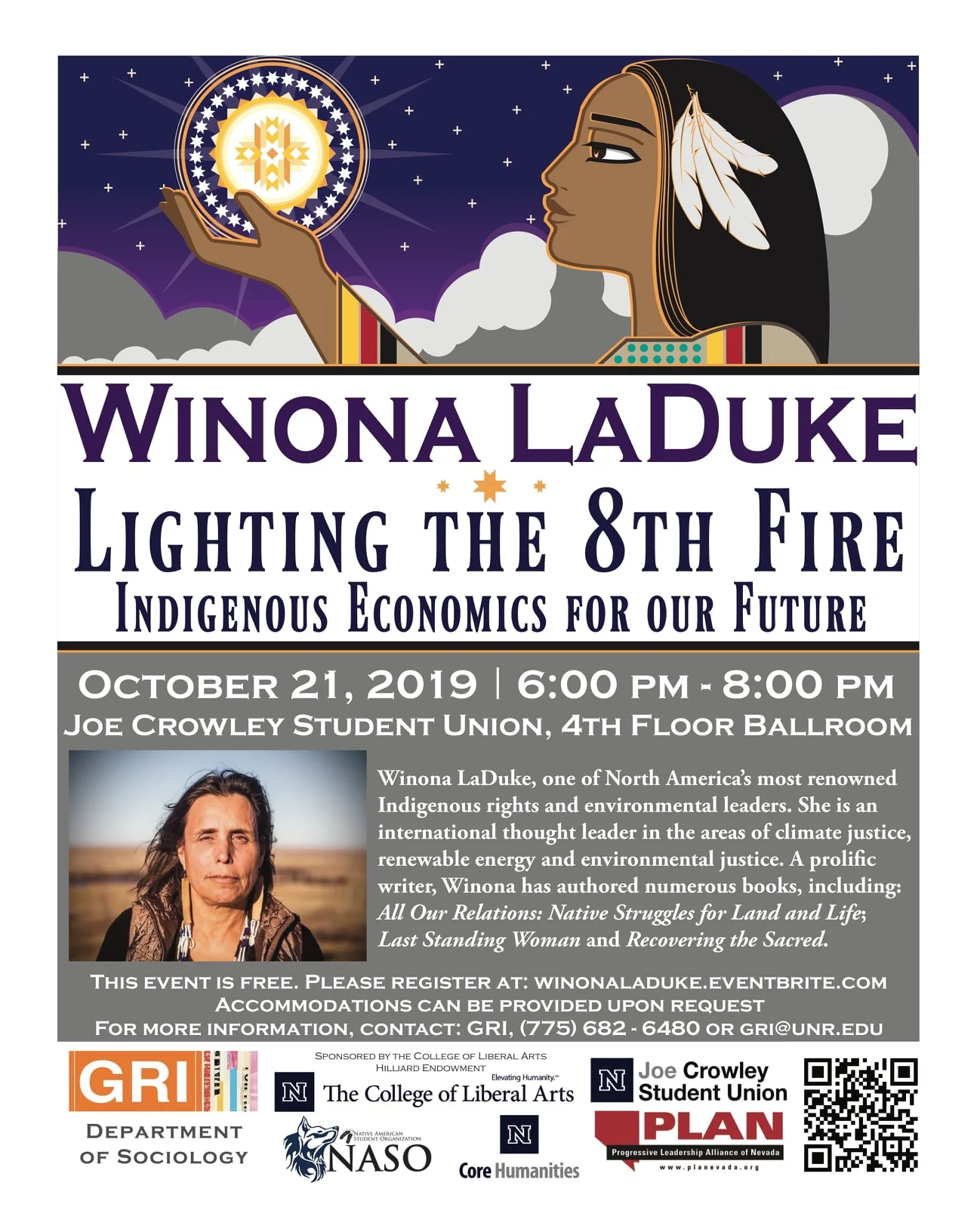 Winona LaDuke: "Lighting The 8th Fire: Indigenous Economics For Our Future"