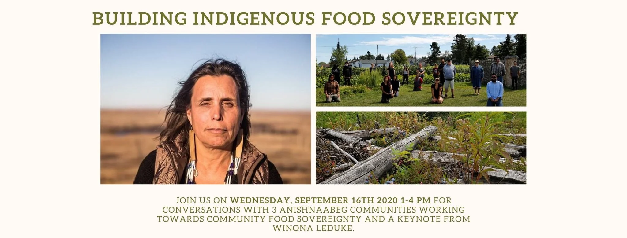 Building Indigenous Food Sovereignty: Online Event