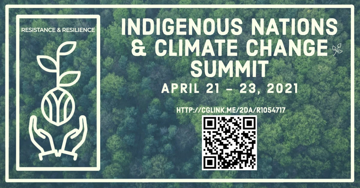 INDIGENOUS NATIONS & CLIMATE CHANGE SUMMIT April 21-23, 2021