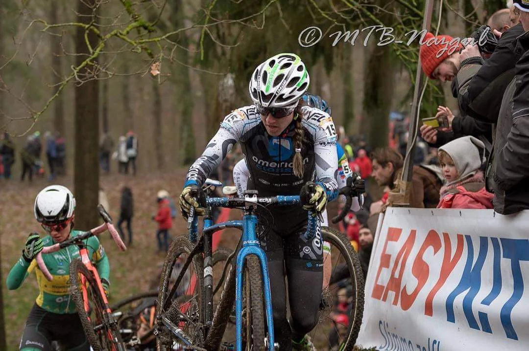 Jen Malik Racing in Namur, Belgium at UCI World Cup #6