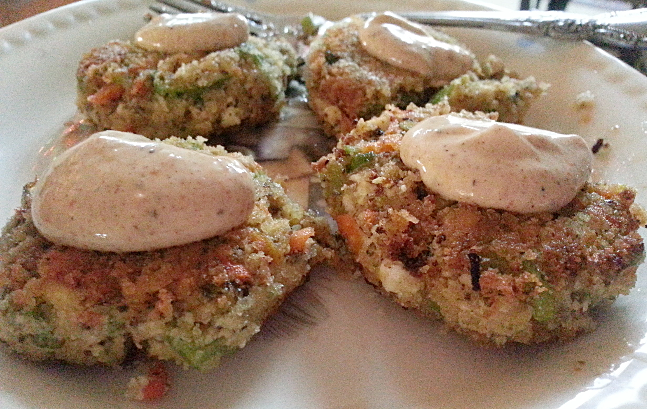 Vegan Crab cakes. 