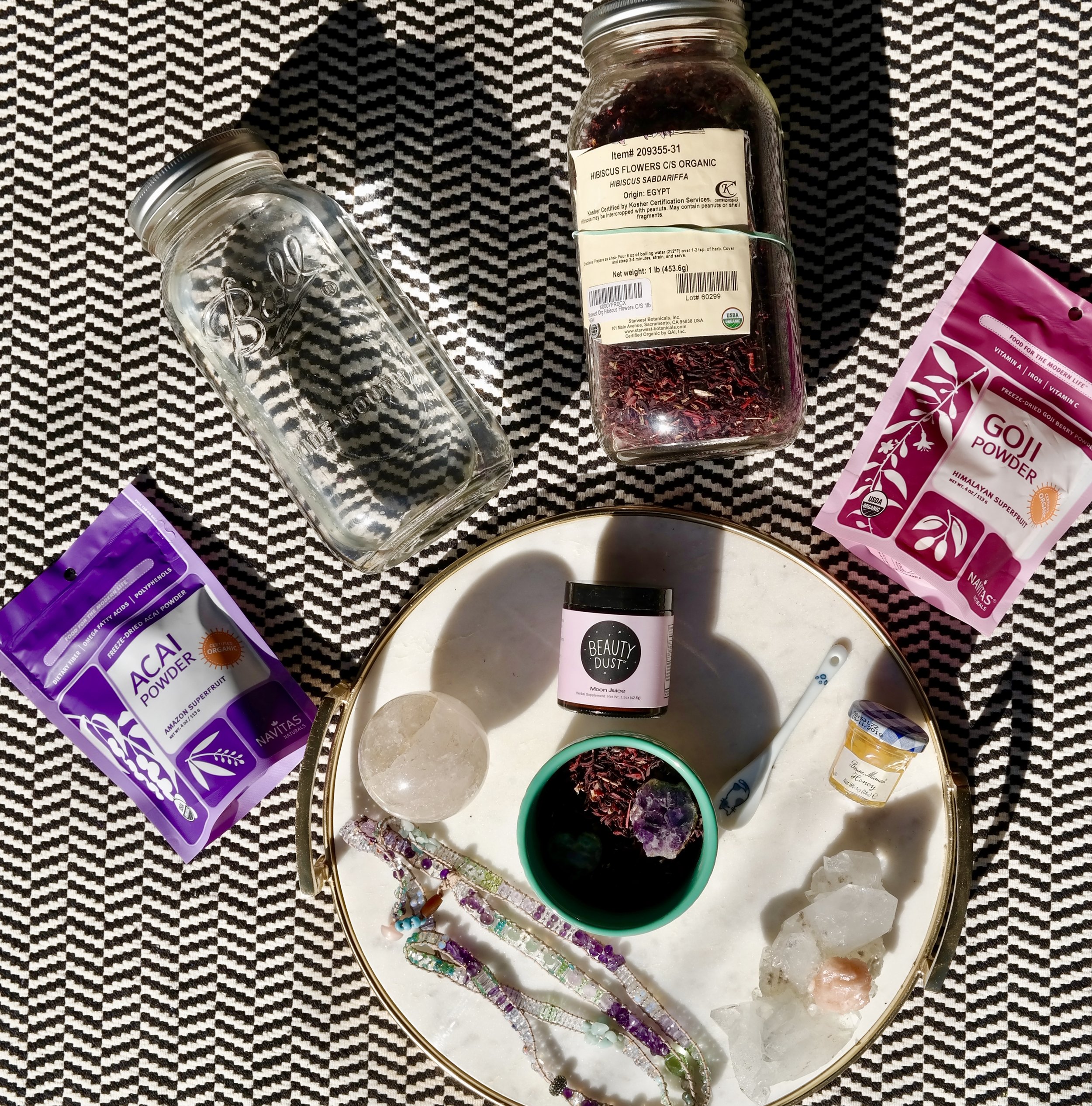 Superfoods+Crystals+LOVE Amethyst Crystal Tea