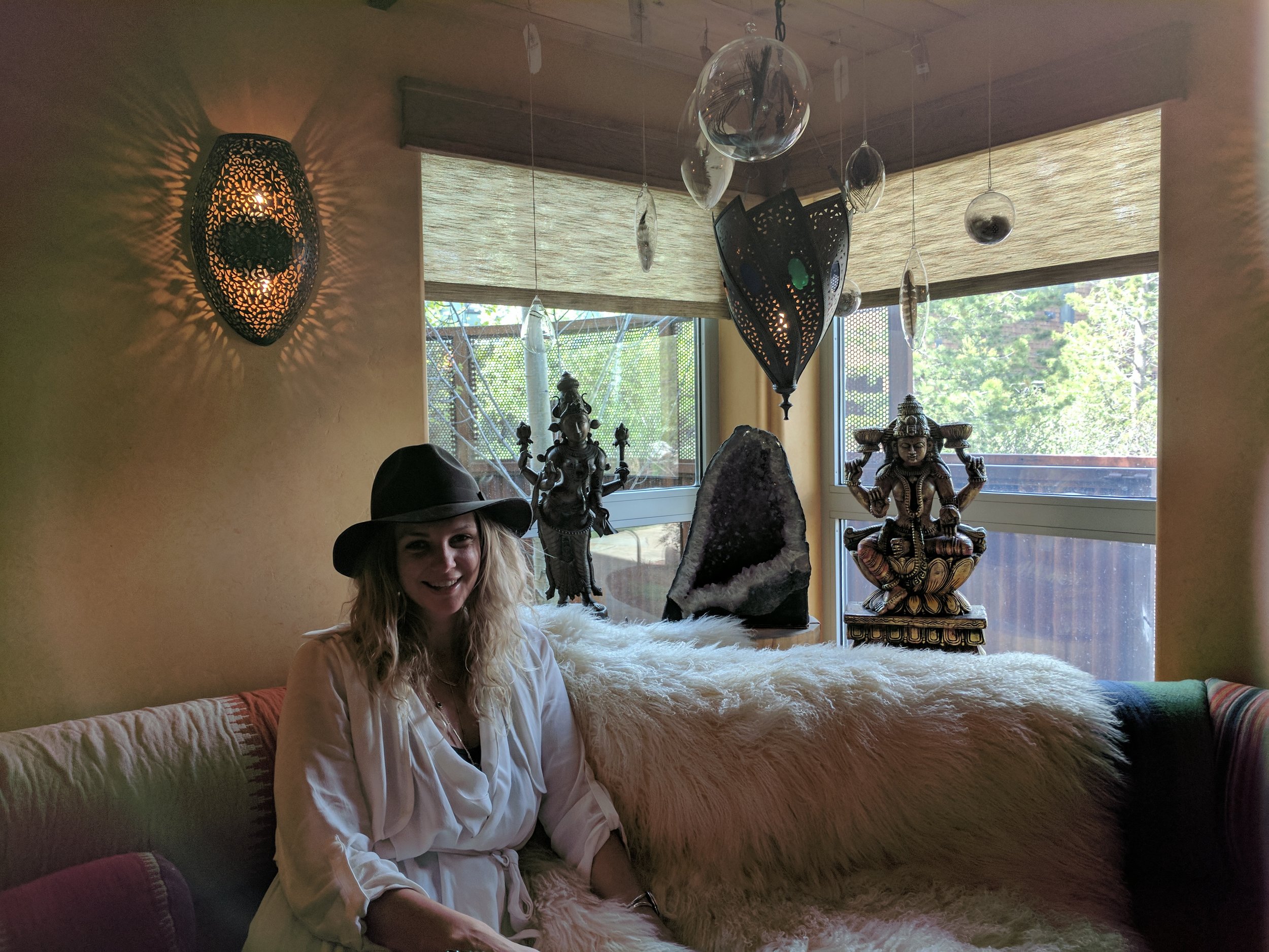 The coziest nook at True Nature Healing Arts Center 