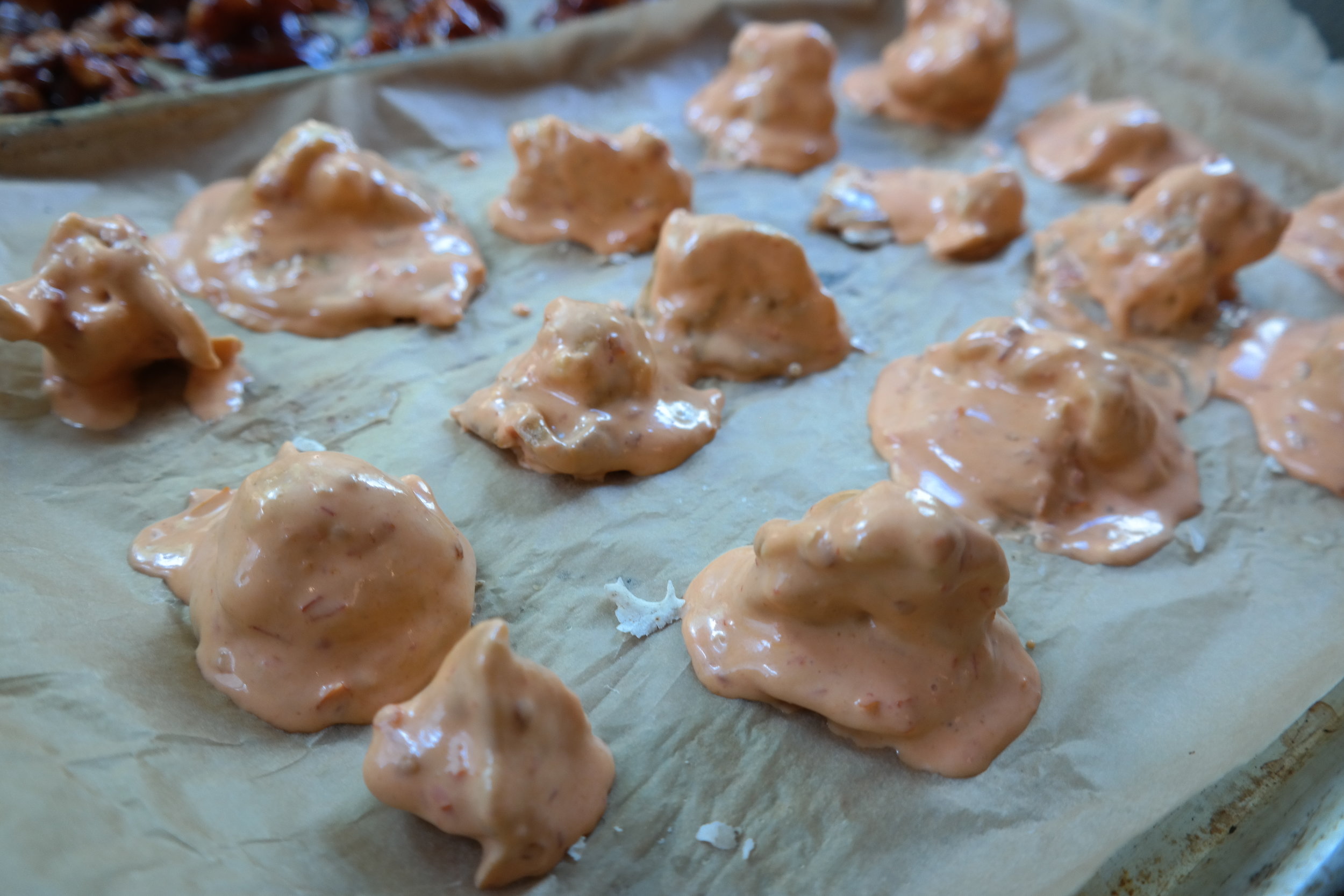 Spicy sriracha cauliflower bites 