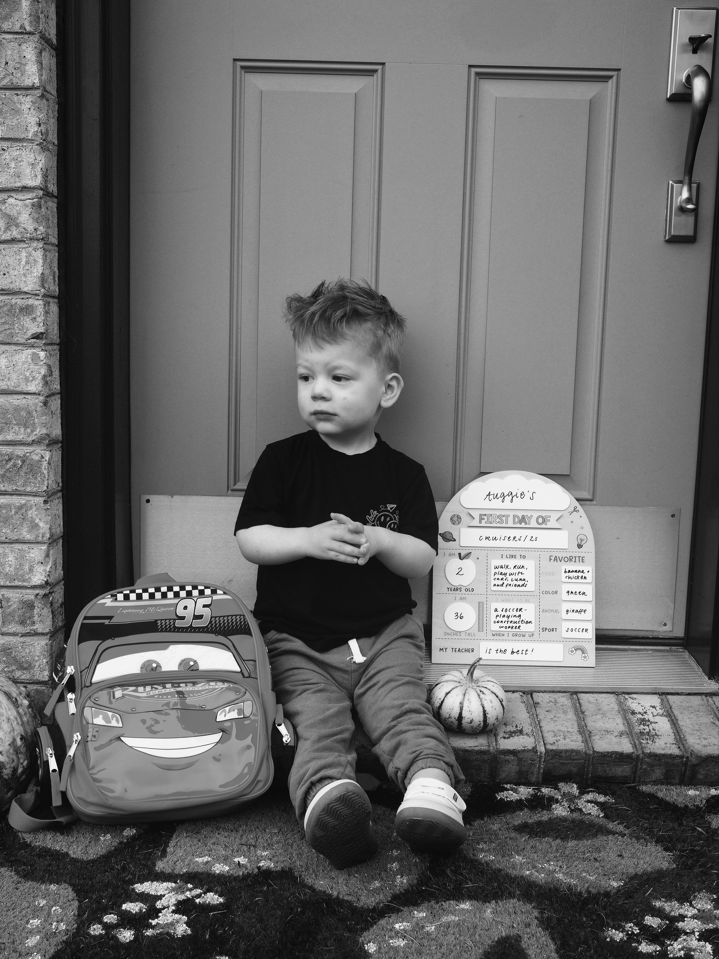 This hammiest of sandwiches started full-time daycare today and mama and dada can&rsquo;t deal!! He ran into his classroom like he owned the place and didn&rsquo;t bat an eye at us leaving. Such a social lil&rsquo; cuss! 

So proud of him and I don&r