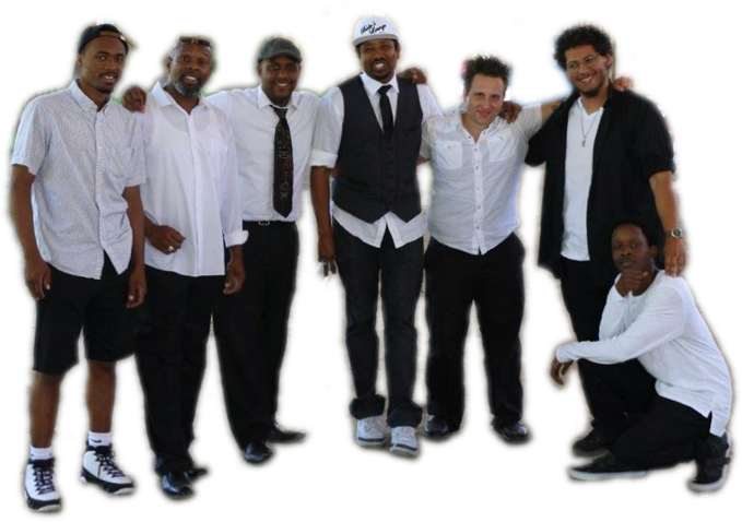 Jairus Beacham,&nbsp;Dre Luv,&nbsp;Benwar Shepard, Stevie Mello, Nick Montana, Richard Durazo &amp; John Massey"A Sound For All Ears Entertainment"