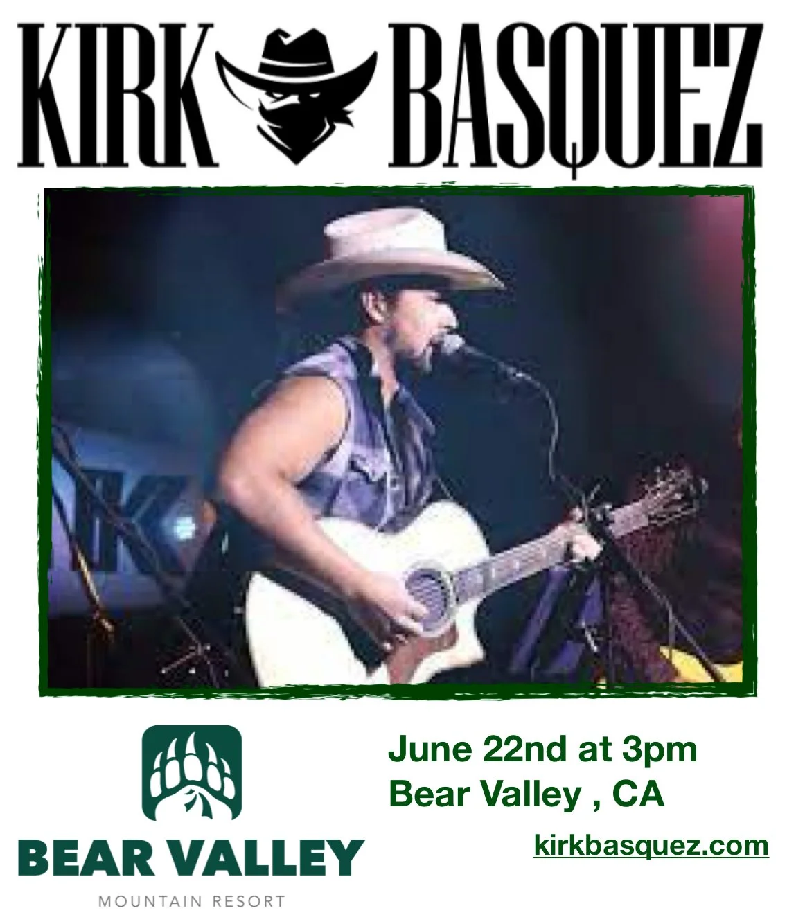 Stevie Mello @ Bear Valley Playing key for  Kirk Basquez Band