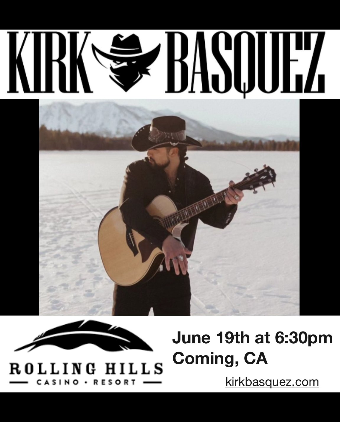 Stevie  Mello @ Rolling Hills Casino playing keys for Kirk Basquez 