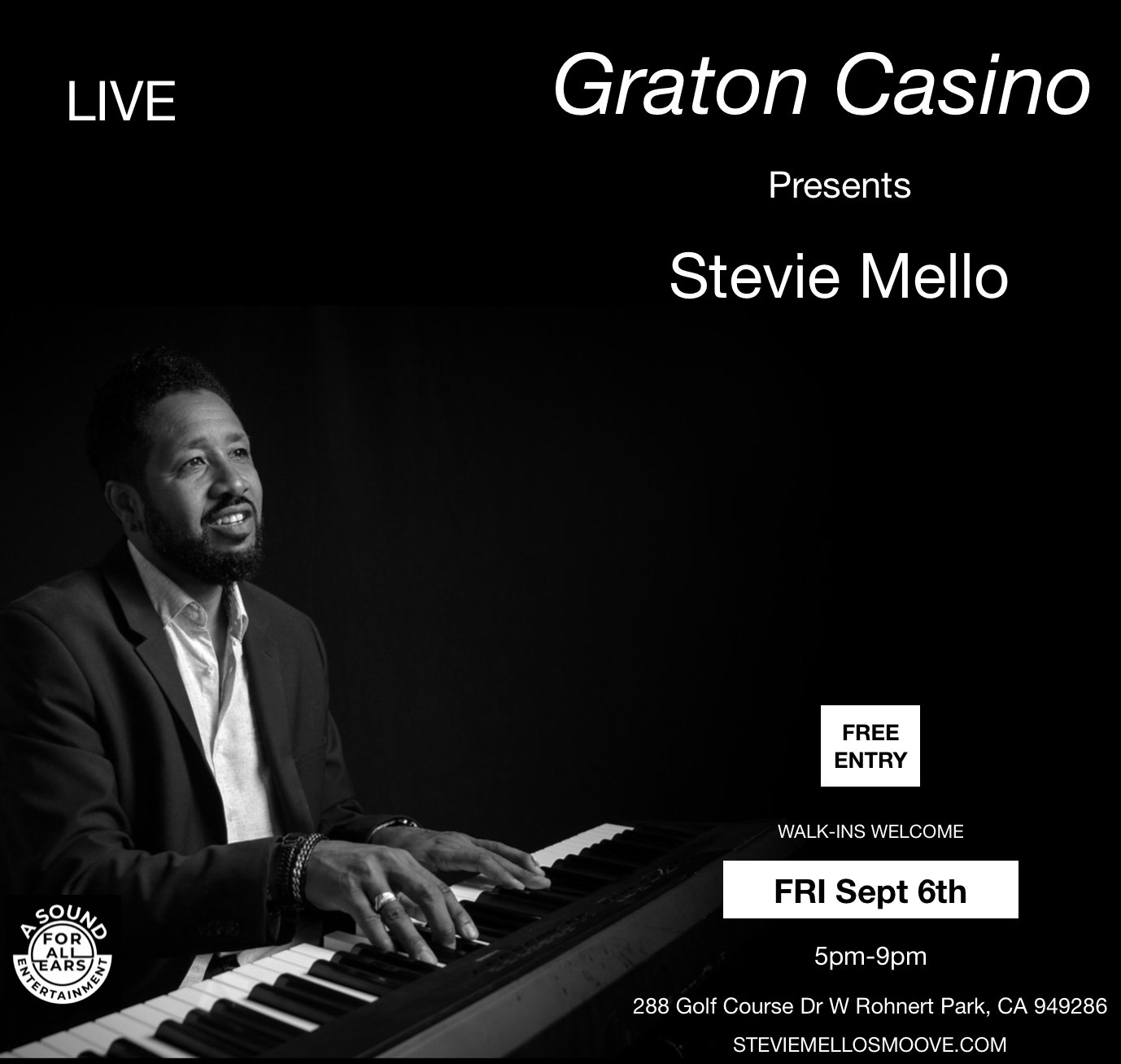 Stevie Mello @ Graton Casino