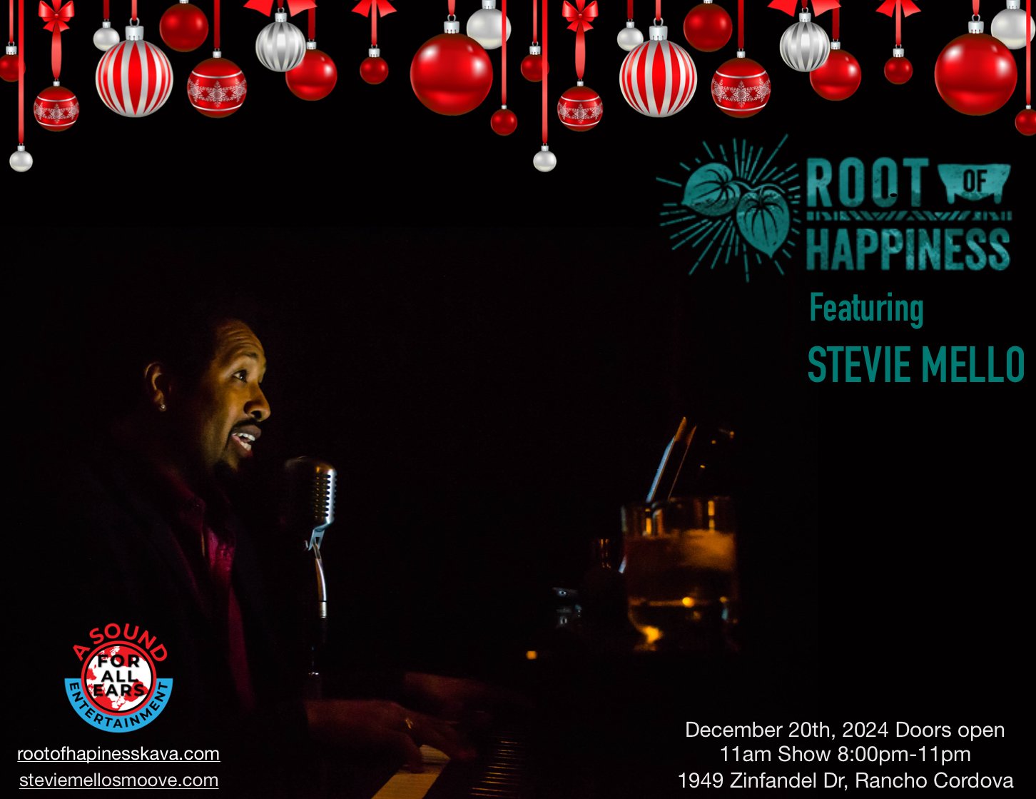 Stevie Mello @ Root of Happiness