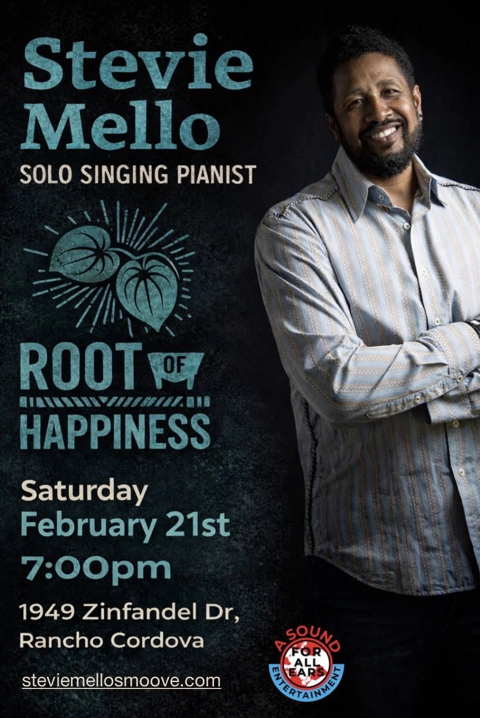 Stevie Mello @ Root of Happiness 