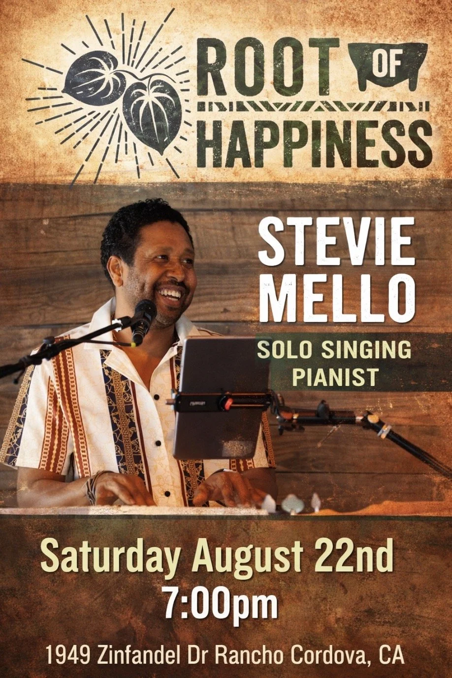 Stevie Mello @ Root of Happiness