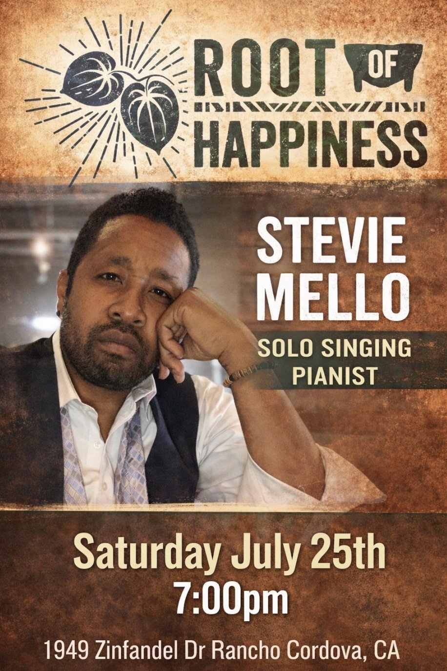 Stevie Mello @ Root of Happiness
