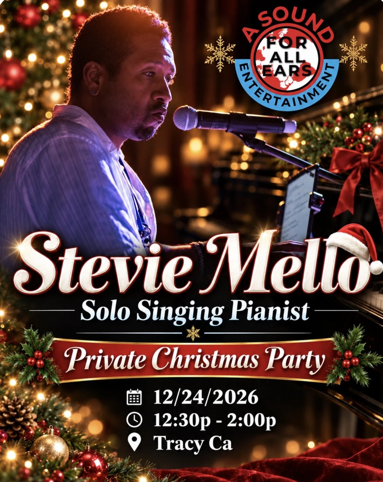 Stevie Mello @Private Christmas Party