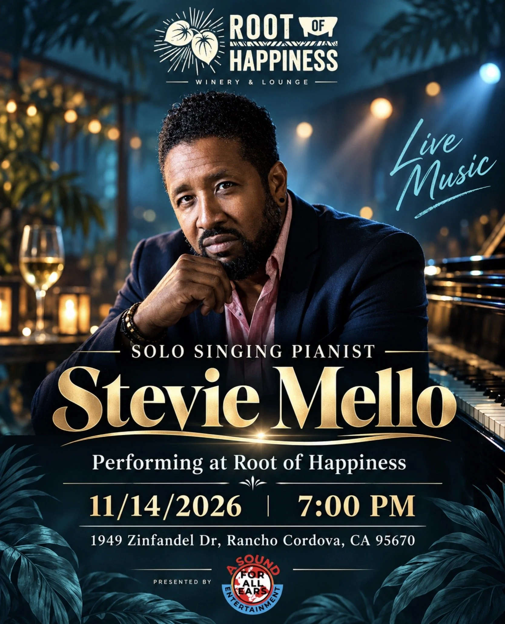 Stevie Mello @ Root of Happiness