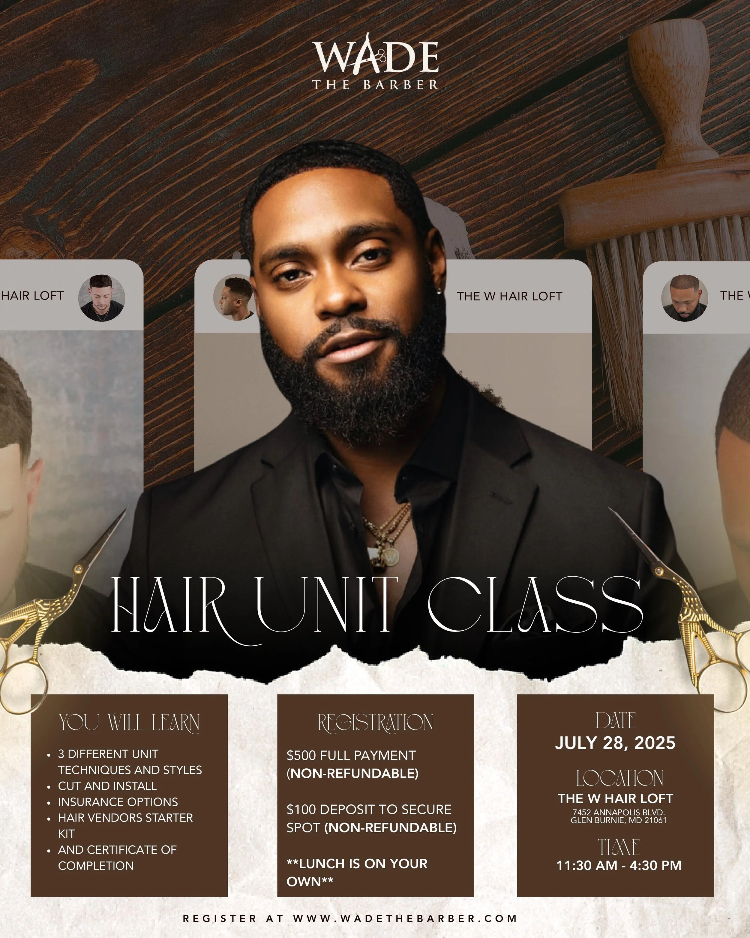 July 28, 2025- DMV Hair Unit Class