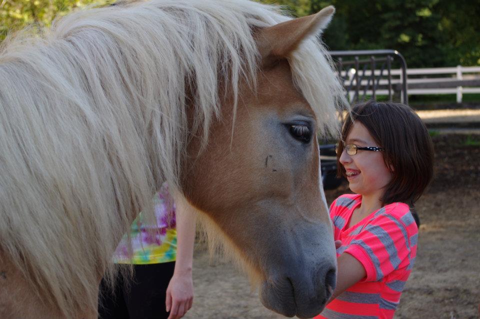 Loreley IK, who now lives in Canada and trail rides, jumps, and does dressage