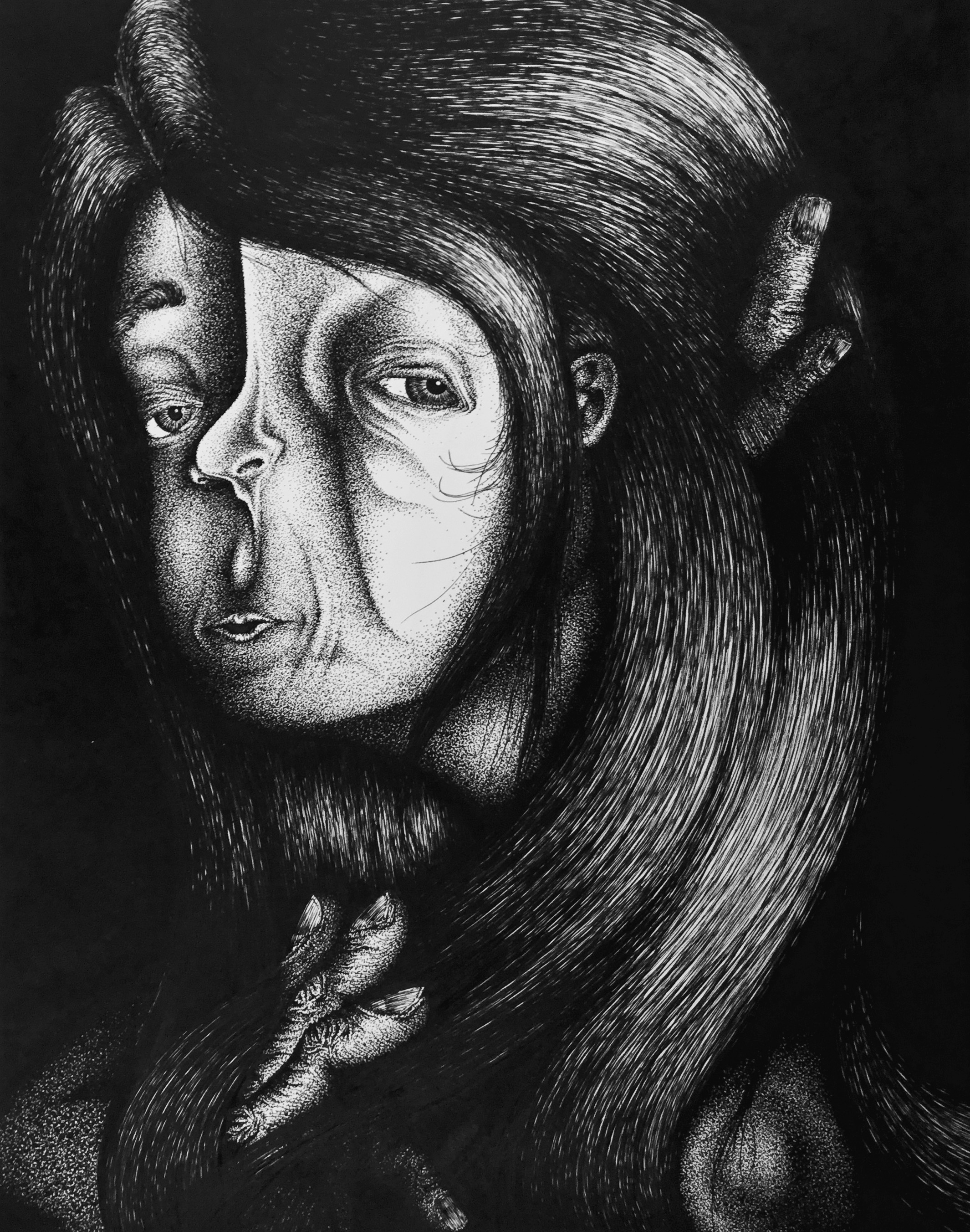 Woman in Hair 2