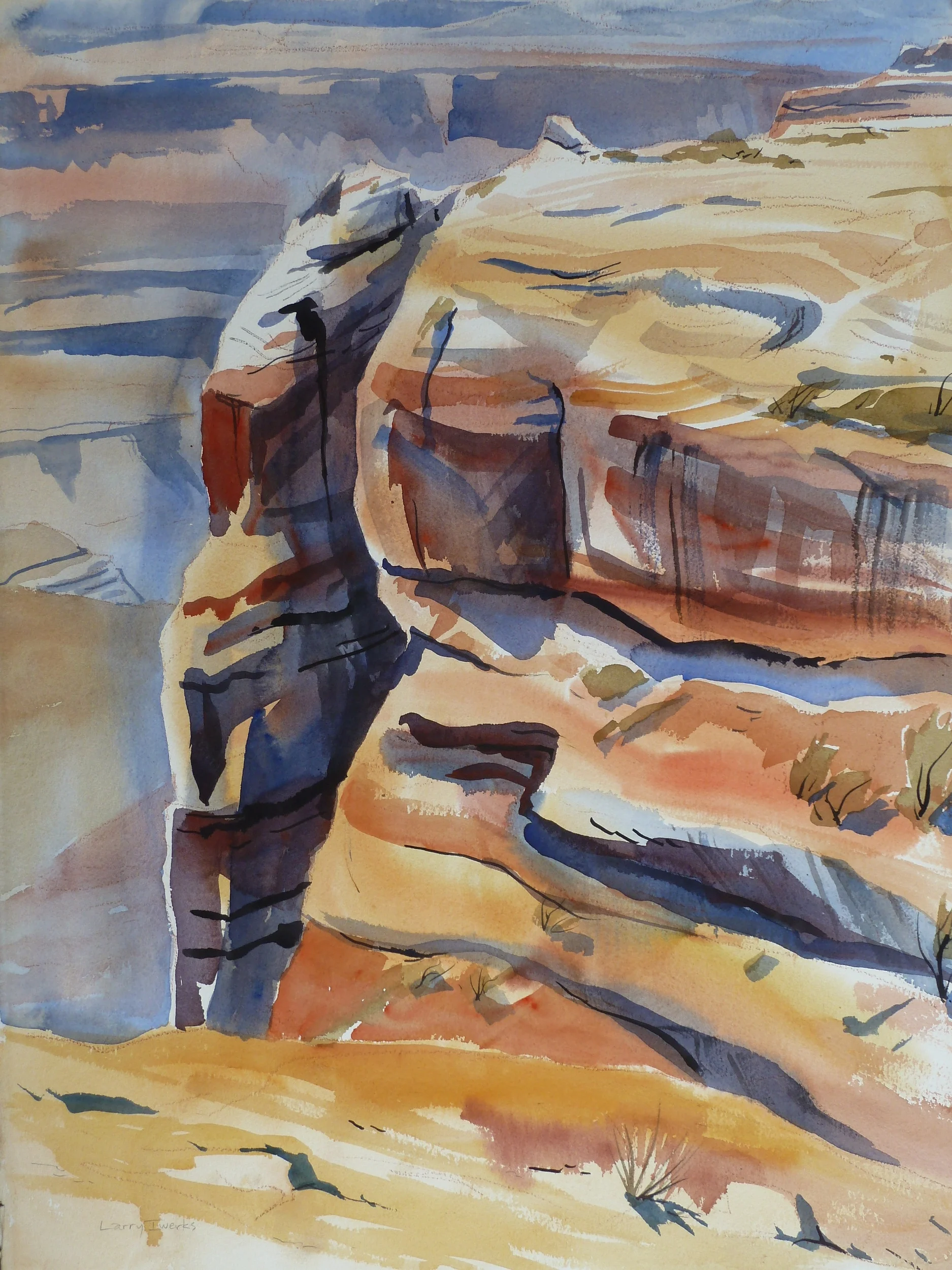 Cedar Mesa, 30 x 22" 