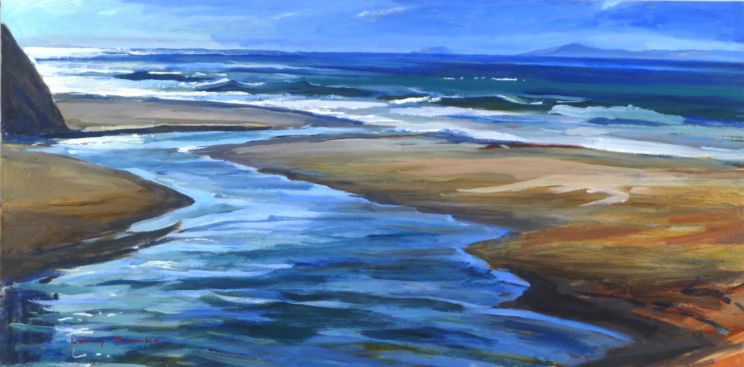 Return to the Sea, 15 x 30"