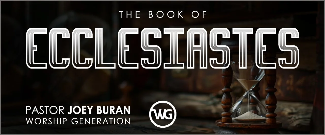 #1 Ecclesiastes 1 Part 1 - April 11, 2026