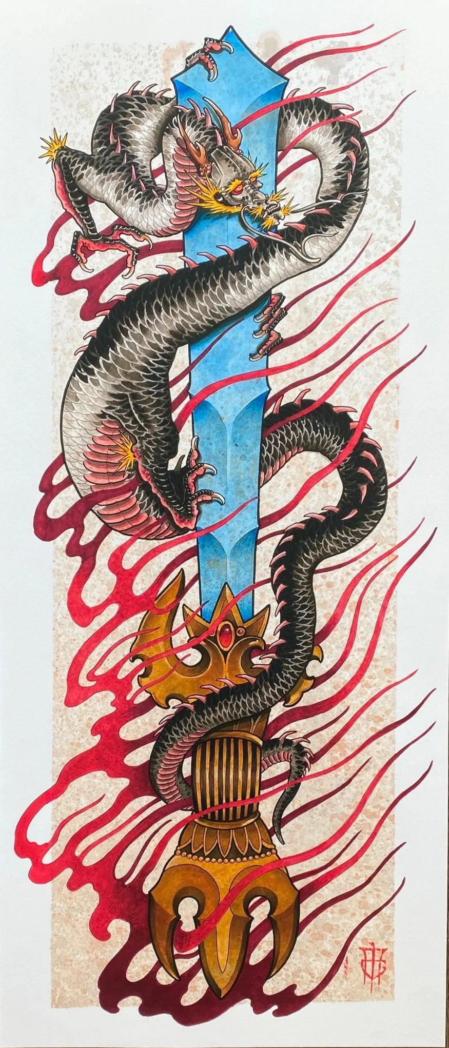 Dragon design by Vincent Silver