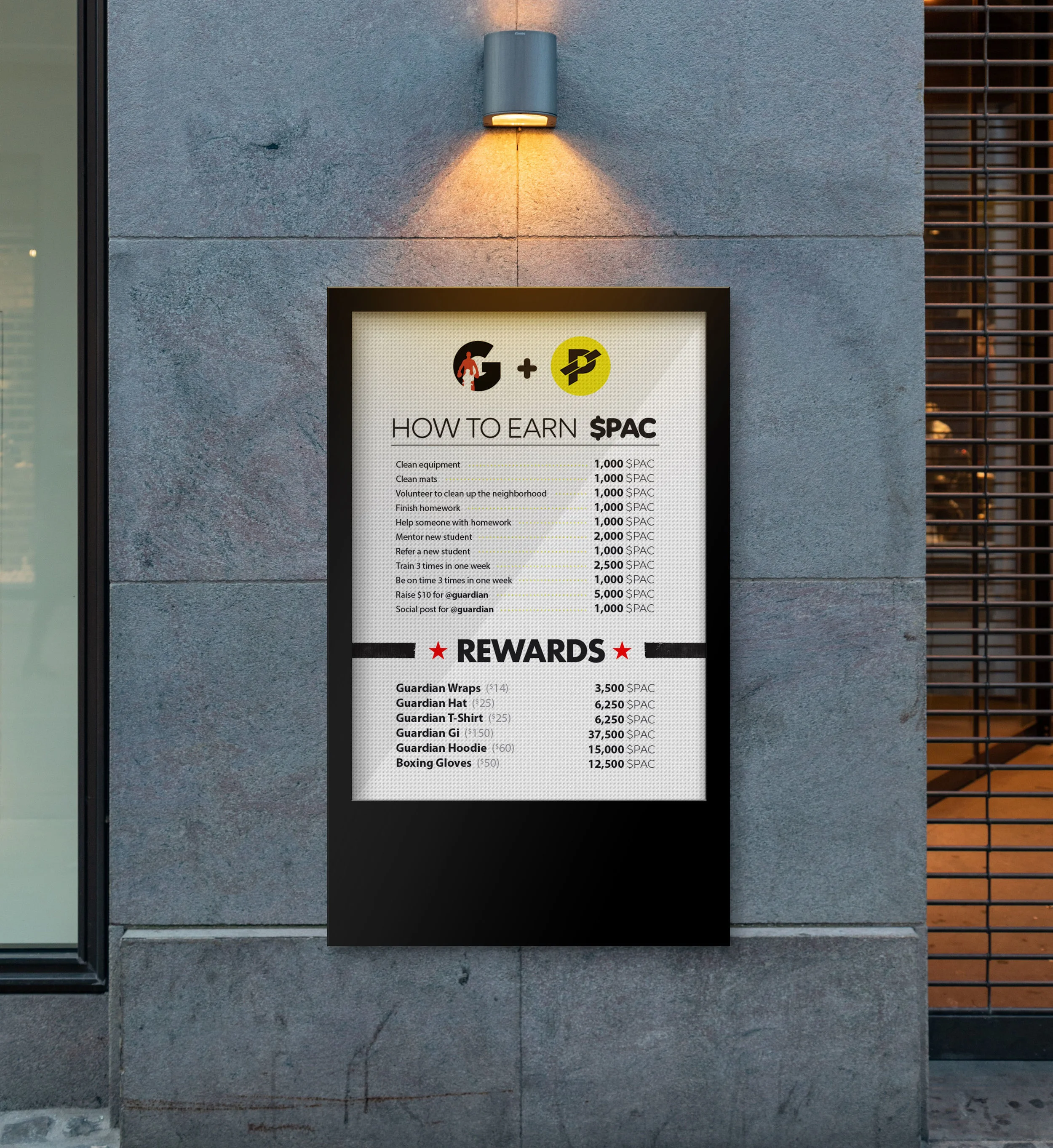 $PAC to $USD values subject to change based on price fluctuation