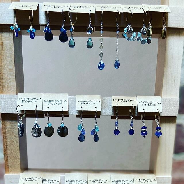 Come see our selection of jewelry, sun hats, purses, fanny packs, and sunglasses! We have gorgeous new jewelry from local Seattle artist, Kristen Ford.  We are open 12-5 today!