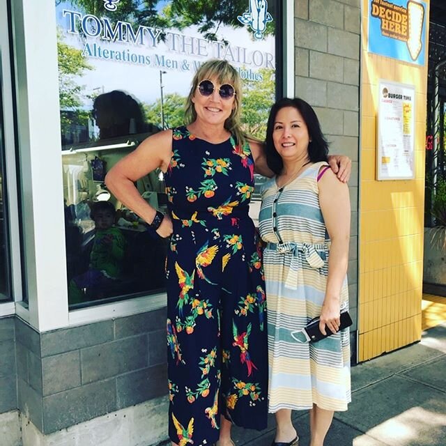 A great reason to come to Railroad Avenue is to see Peggy at Sojourn and Truc at Tommy the Tailor!! Come on down, do some shopping, and get your sewing needs met at the same time! Have a beautiful day!