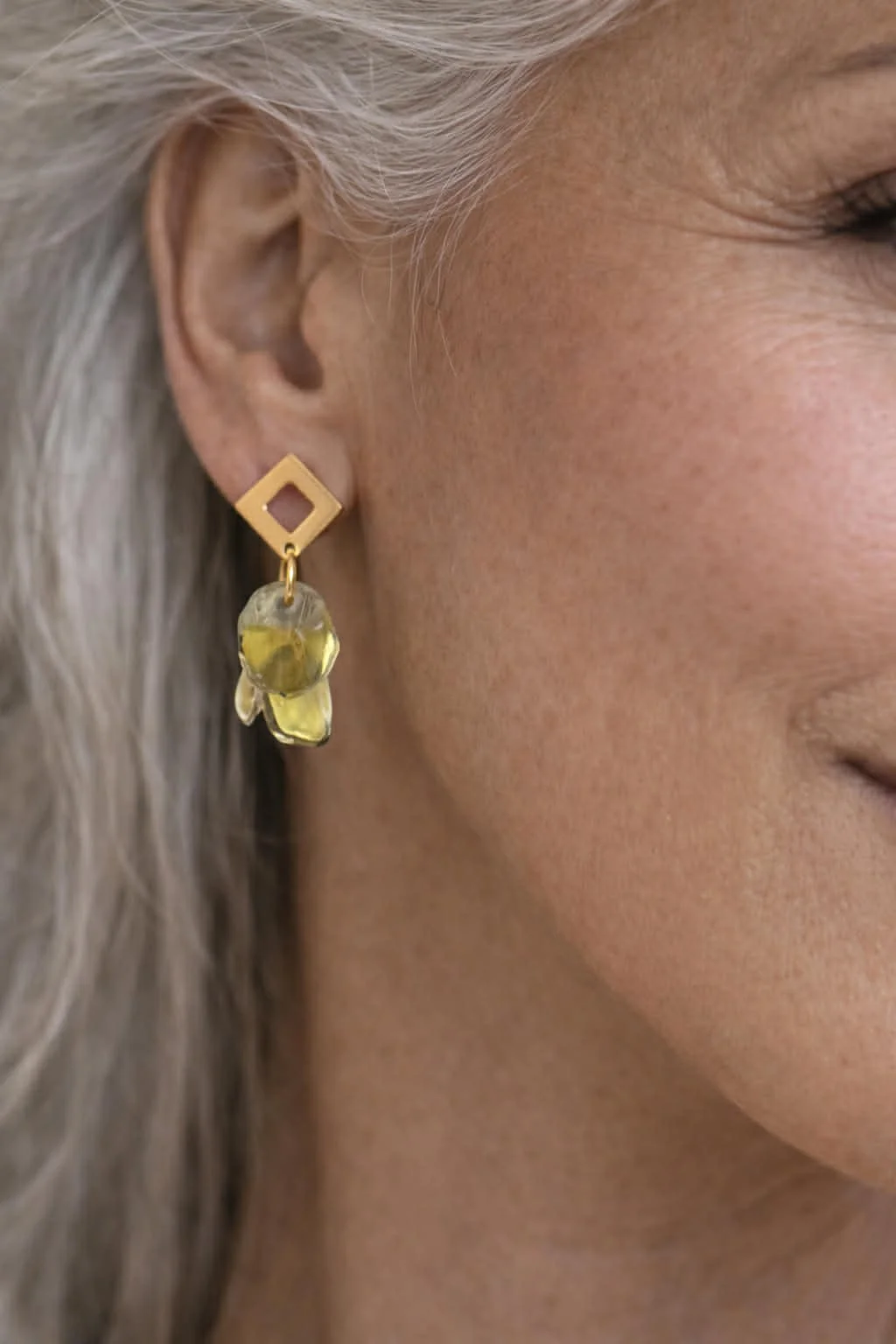 Azorean Fish Scale Earring