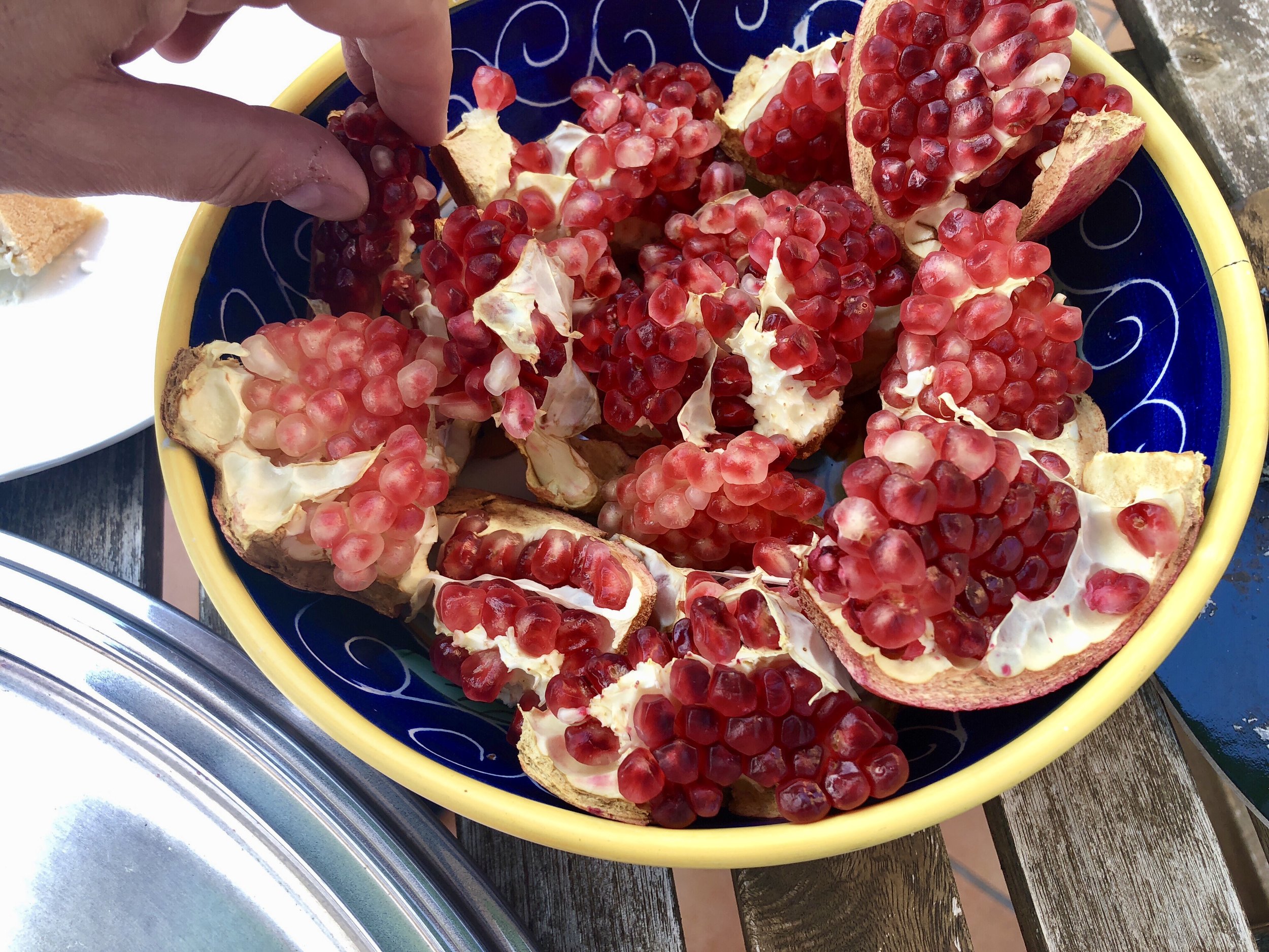 Pomegranates are the signature of the region