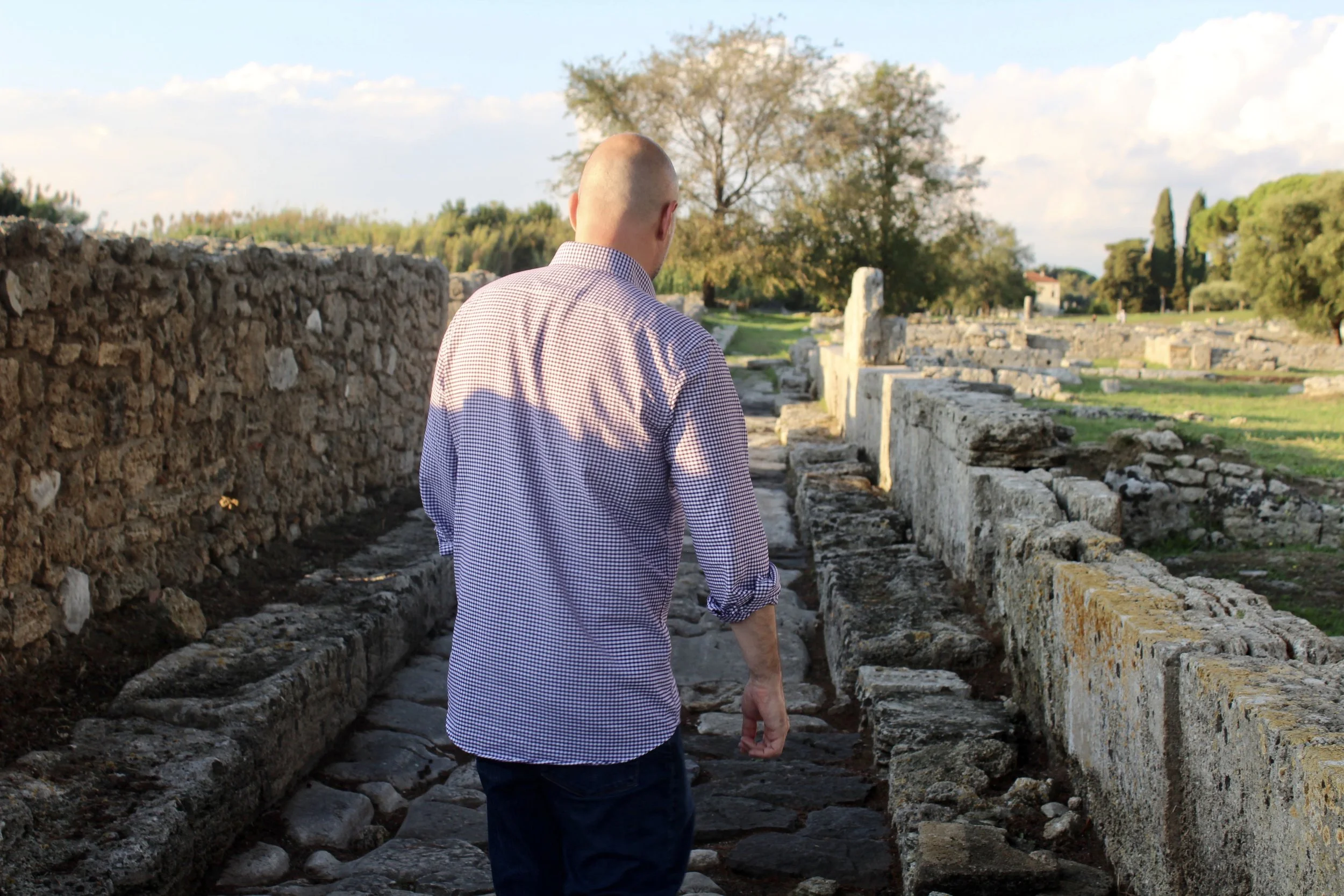 Roman roads at Paestum