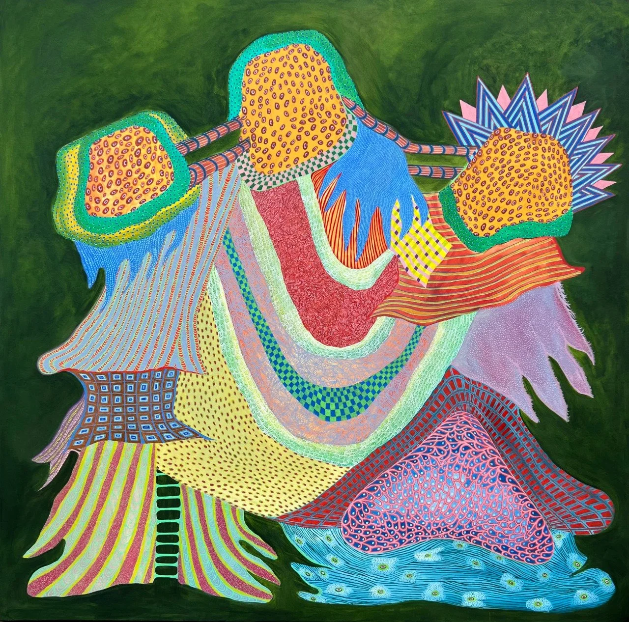  Oil on canvas  50×50 inches  2022 