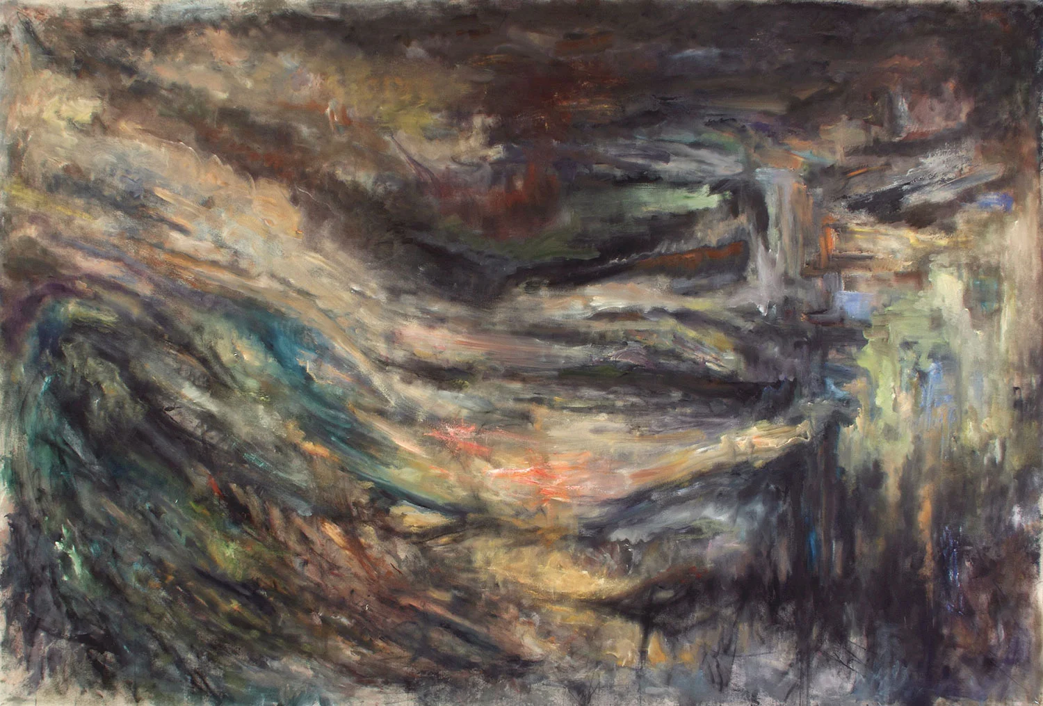 Dog Run 72" x 108" 2012