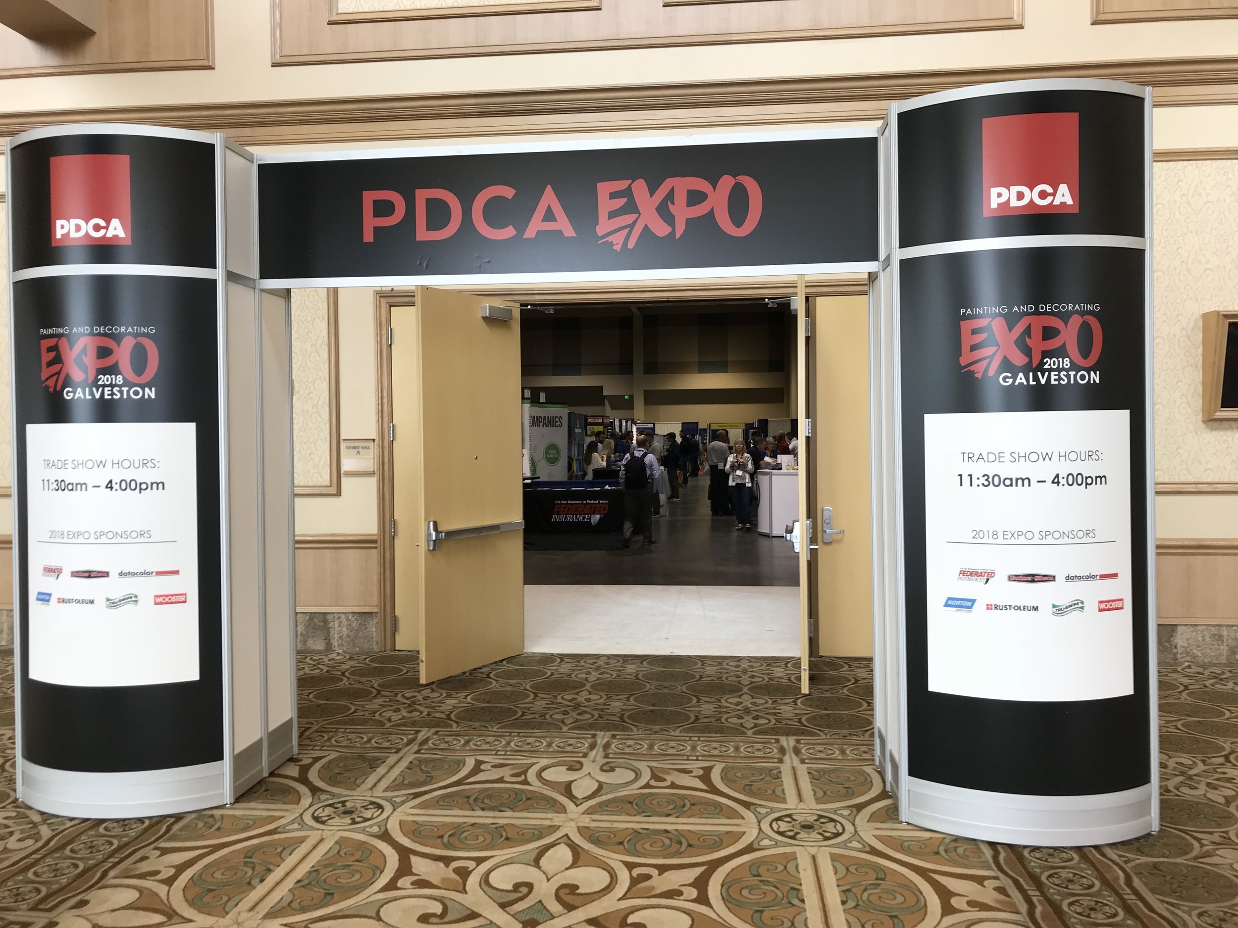 2018 PDCA Paint Expo product giveaway sponsor in Texas! Had a great time and learned a lot 