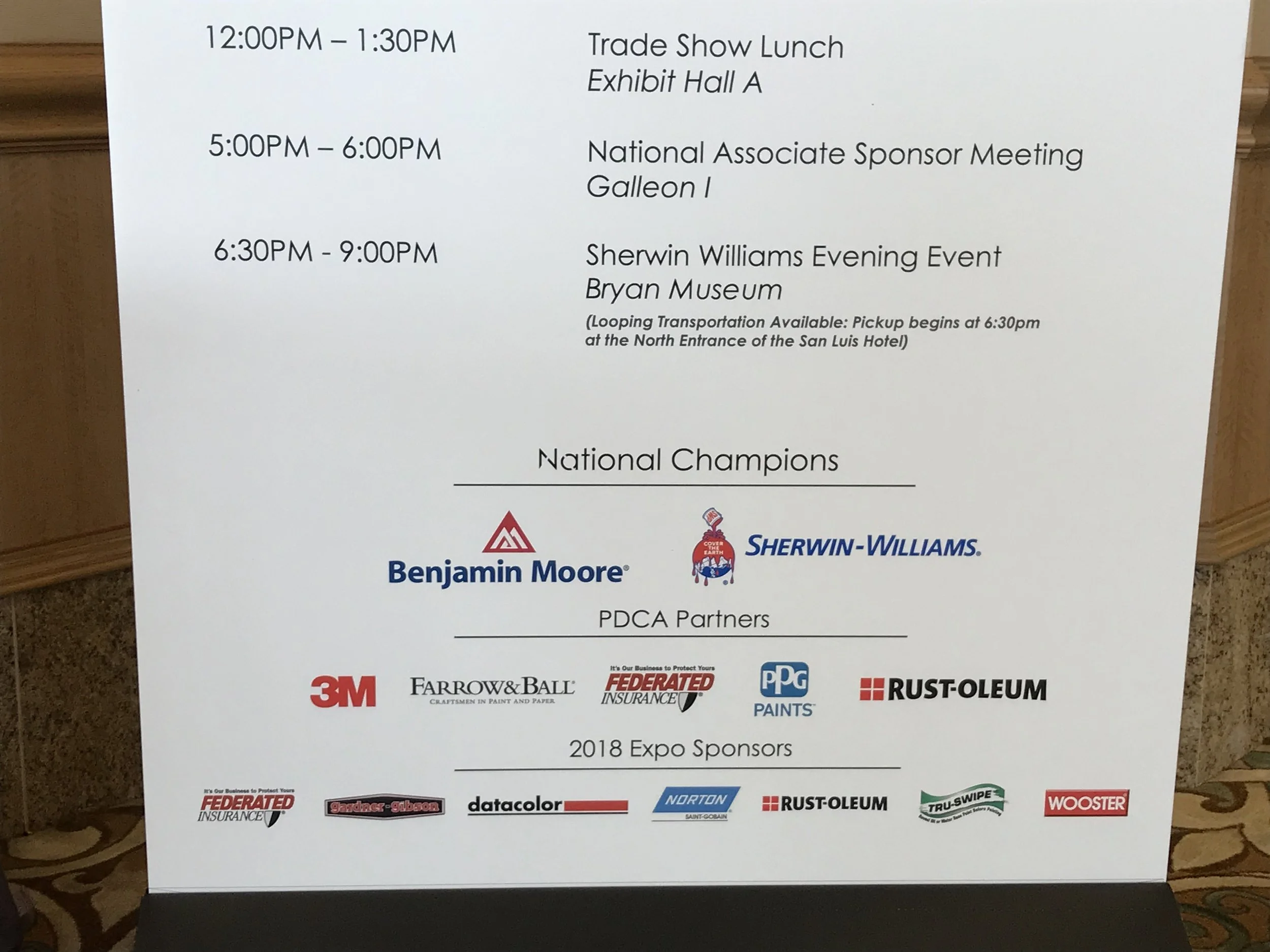 Proud Sponsor of the PDCA Expo