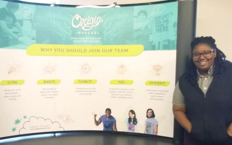 Kayla's first major completed project.