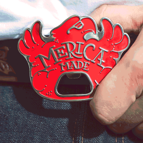 Hilariously absurd animated email asset / Merica Made / 2015