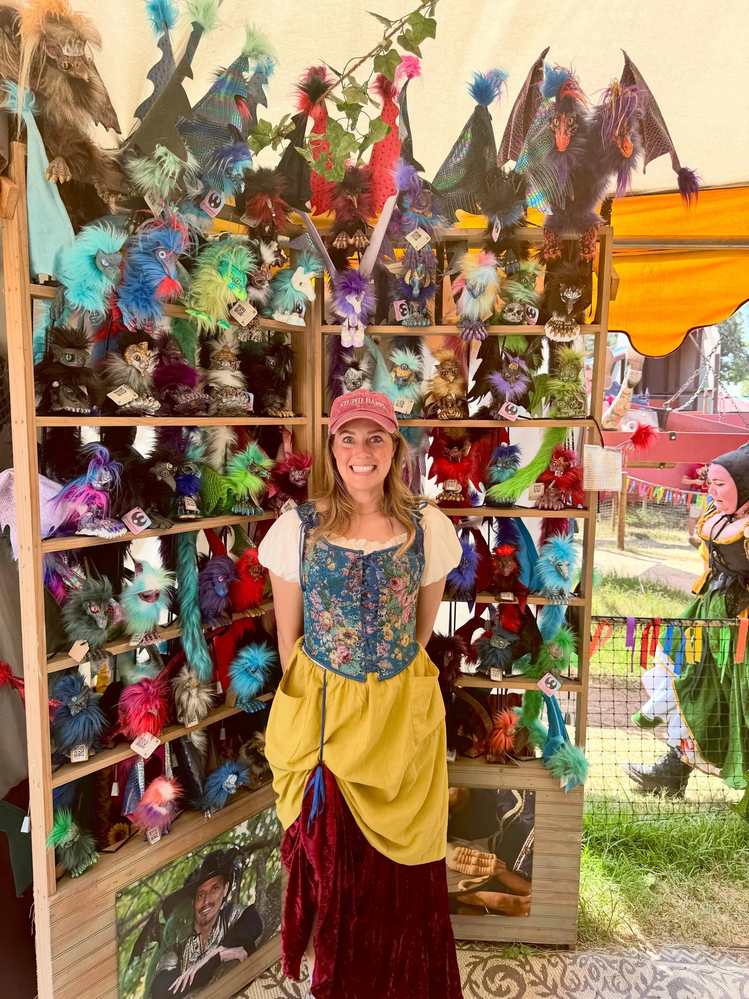 Jonny and I went to The Pleasure Fair 😆🐉🍻 lots of dreams came true there.