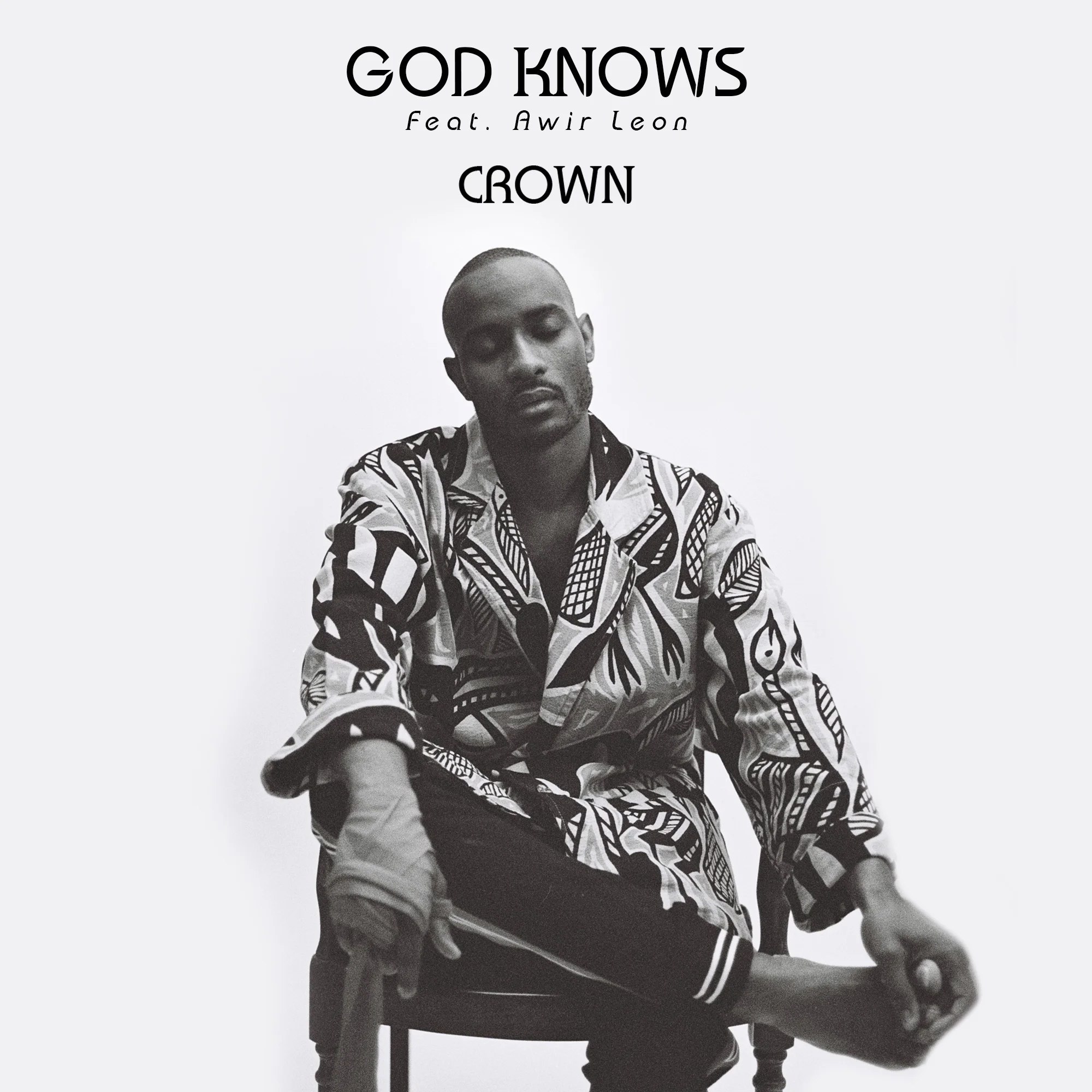 GOD KOWS, ‘CROWN’, SINGLE ARTWORK WITH DESIGN ASSISTANCE FROM KENNETH ADAMS