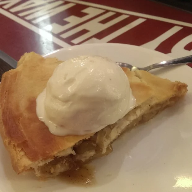Apple Pie w/ Ice Cream @ By The Way