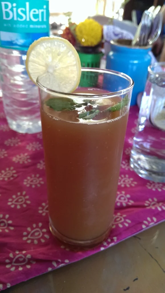 Ginger Iced Tea @ Bohemyan Blue, Alibaug