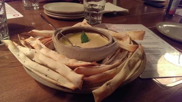 Hummus Platter @ Zen Cafe, Lower Parel